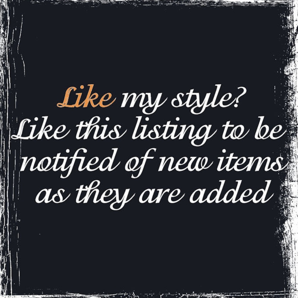 ❤️ this listing to be notified of new items added!